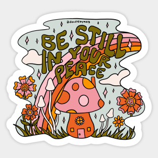 Be Still In Your Peace Sticker